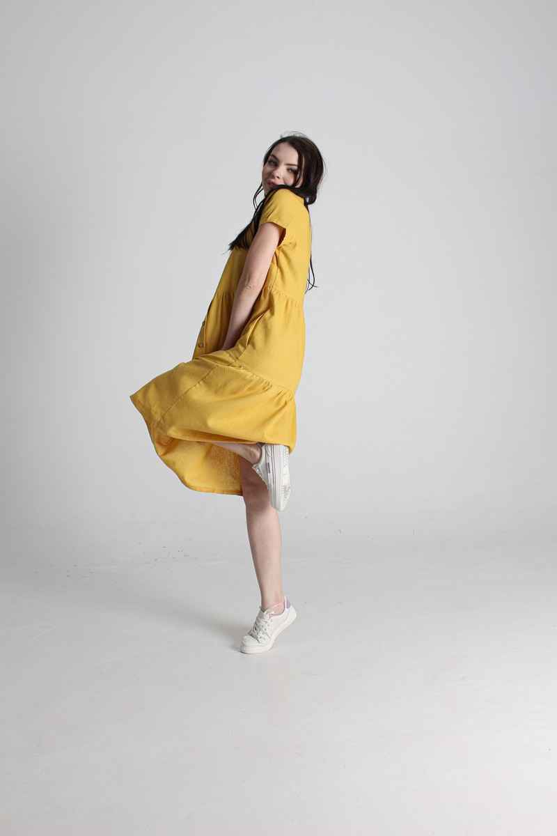 картинка Платье Крестьянка 16 287 .2 от магазина WomanXL.ru