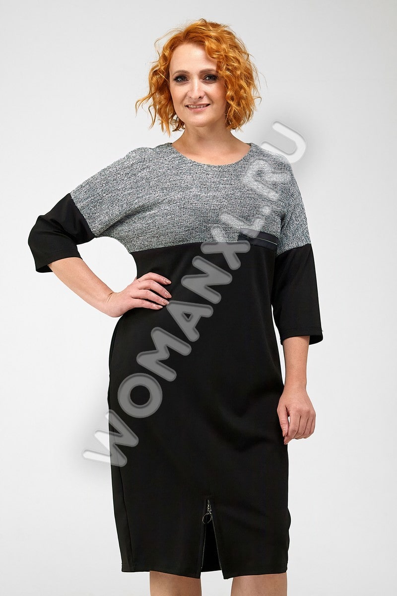 картинка Платье Спорт Молния 227 от магазина WomanXL.ru