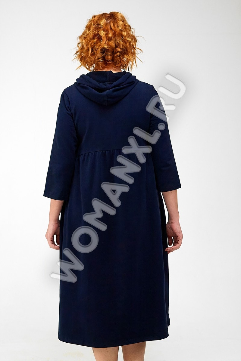 картинка Платье Италия Капюшон 316 от магазина WomanXL.ru