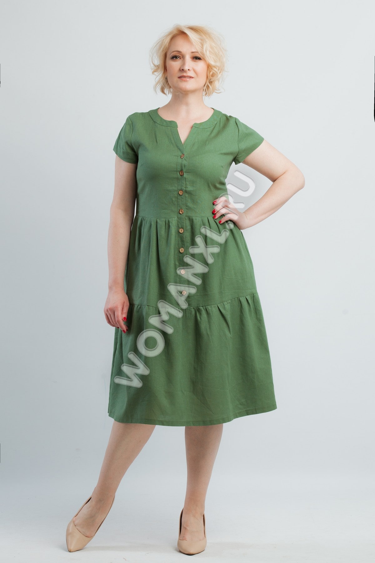 картинка Платье Крестьянка 16.1 2 от магазина WomanXL.ru