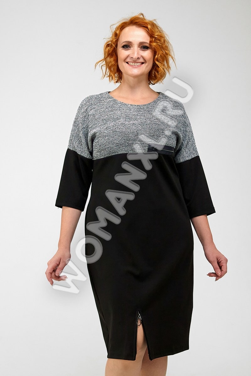 картинка Платье Спорт Молния 227 от магазина WomanXL.ru